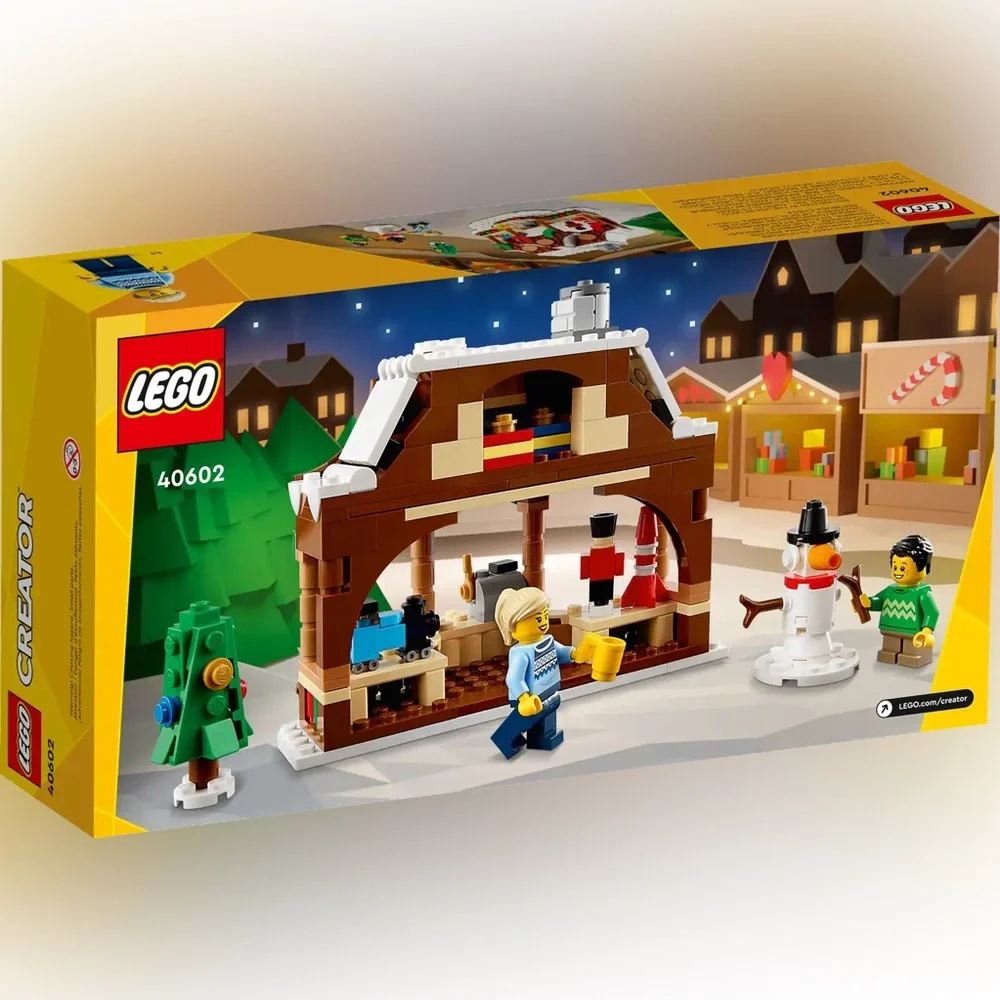 LEGO 40602 Creator Winter Market Stall Exclusive Holidays Set, 271 Piece, NIB